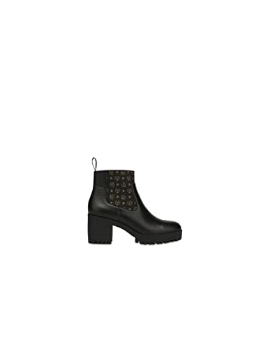 Pollini Botas de mujer Carro75 Heritage Ta21057G0Dq1F, Heritage Bott Negro, 39 EU