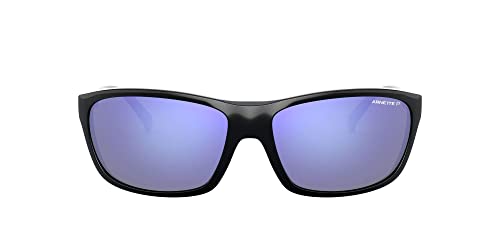 Arnette 0AN4263 Gafas, Negro/Polarized Gris Oscuro Espejo Agua, 63 para Hombre