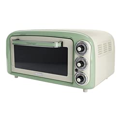 Ariete Horno 979 Verde, 1380 W, 18 litros, Acero Inoxidable, Blanco