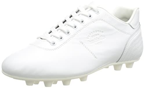 PANTOFOLA D’ORO 1886 LAZZARINI Canguro Bianco Suola PU, Zapatillas de fútbol Hombre, 44 EU