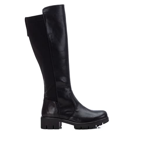 REFRESH 170184, Botas de Moda Mujer, Negro, 39 EU