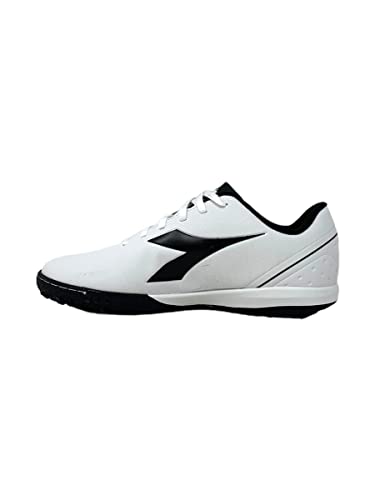 Diadora Pichichi 5 Tfr, Zapatillas de Gimnasio Hombre, Blanco y Negro, 42 EU