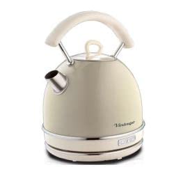 Ariete 2877/03 Hervidor vintage, 2000 W, 1.7 litros, Acero Inoxidable, Beige