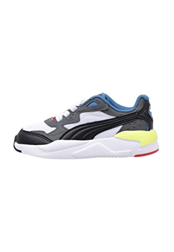 PUMA X-Ray Speed AC PS, Botas, Multicolor White Black-Dark Shadow-Vallarta Blue, 31 EU