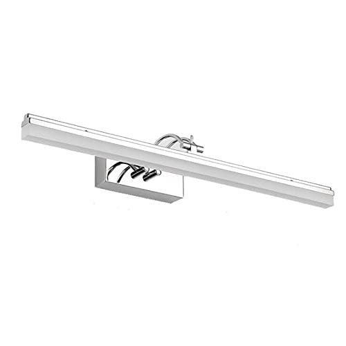 Iluminación de tocador Baño LED Luz de espejo de tocador Luz delantera de espejo antivaho impermeable, Luz de gabinete de espejo Iluminación frontal de maquillaje, Luces de baño para el hogar (70 cm,