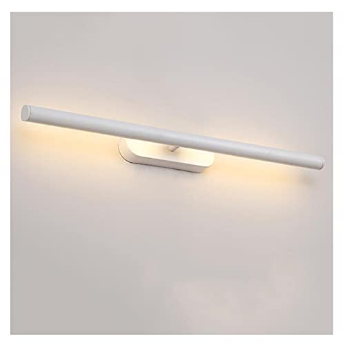 Vanity Lighting LED Espejo de baño Luz delantera, Espejo antivaho impermeable Luz de pared Luz de maquillaje, Luz de imagen creativa moderna, Luces de baño giratorias (50 cm, luz blanca) Efficency