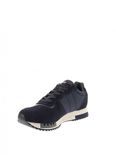 Blauer USA Queens Navy - Zapatillas deportivas para hombre de nobuk y piel sintética (talla 40), navy, 40 EU