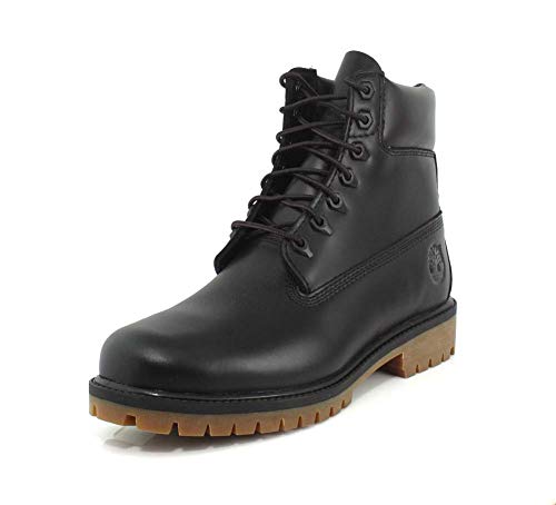 Timberland 6 Inch Heritage, Botas Chukka Hombre, Negro Black Full Grain, 47.5 EU