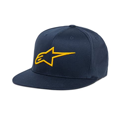 Alpinestars, Ageless Flat, Gorra De Beisbol, Marino/Oro, S/M, Hombre