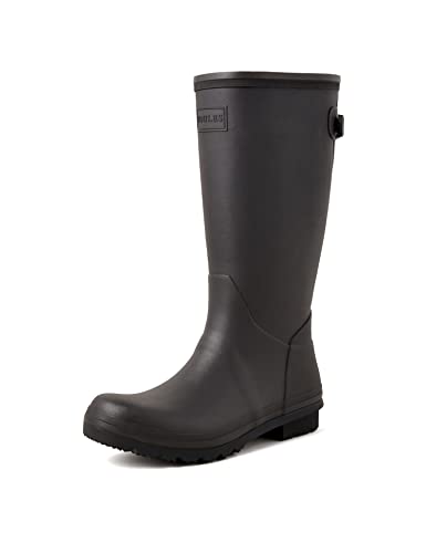 Joules Fieldmoor, Botas de Lluvia Hombre, Negro, 45 EU