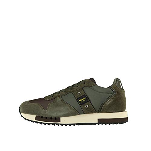 Blauer. U.s.a. Foqueens01/tas Zapatillas de Tenis Hombre Verde/Marrón Oscuro 41, Dark Brown, 41 EU