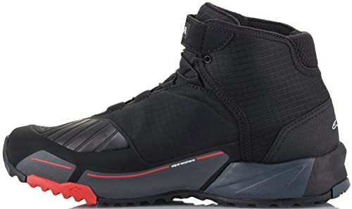 Alpinestars Honda CR-X Drystar - Zapatillas de moto, negro, gris y rojo., 44 EU