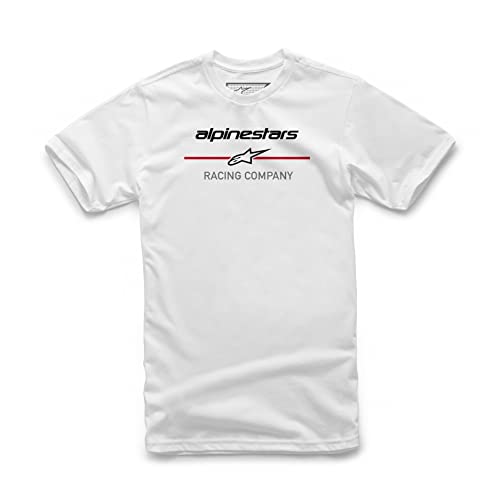 Alpinestars, Bettering tee, Camisa Manga Corta, Blanco, M, Hombre