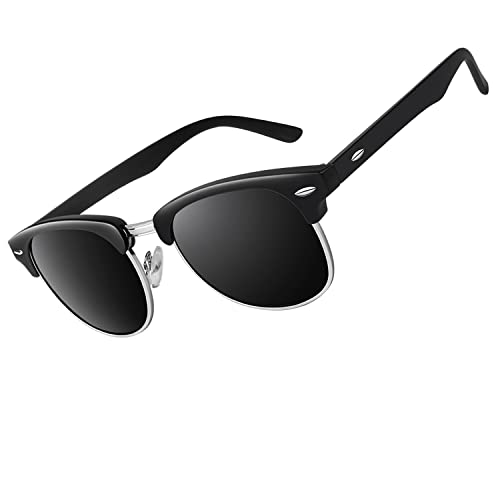 CGID Gafas de sol polarizadas retro medio marco clásico para Hombre y Mujer MJ56