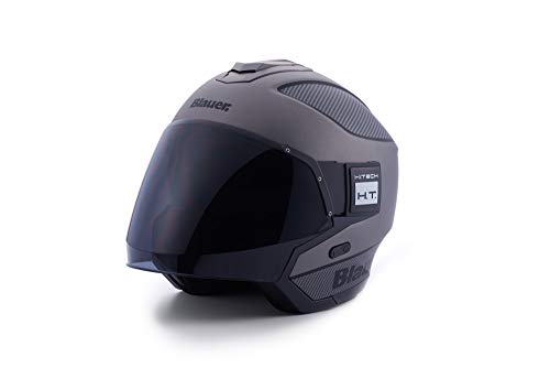 Blauer HT Casco Solo, Hombre, Titanium-Carbon-Black Matt, M