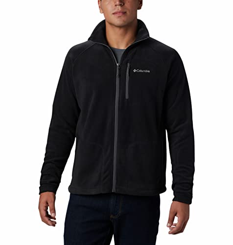 Columbia Fast Trek II Full Zip Fleece - Forro Polar para Hombre, Color Negro, Talla L