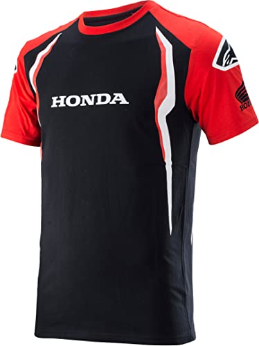 Alpinestars Honda camiseta, negro/rojo, XXL