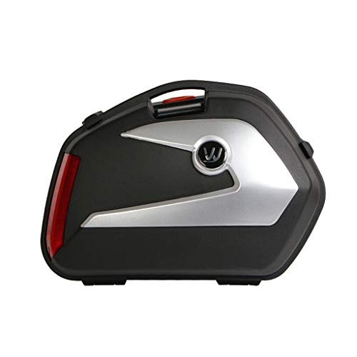 ADKINC 20L Motocicleta topcase, Equipaje súper Genial, Caja de Casco Impermeable para Scooter, con Sistema de liberación rápida: Puede almacenar Dos Cascos completos, (un par)