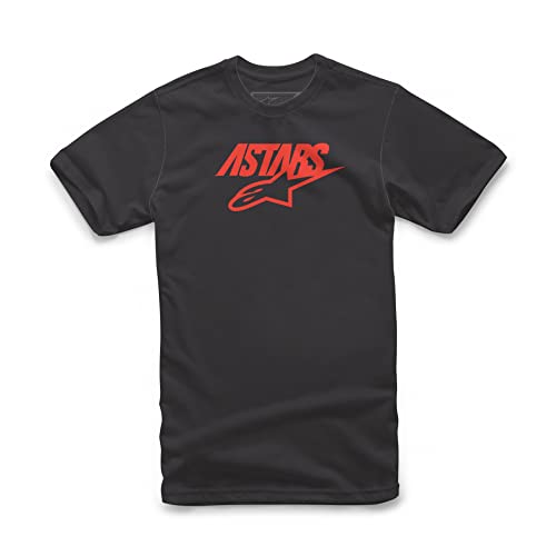 Alpinestars, Mixit tee, Camisa Manga Corta, Negro/Rojo, S, Hombre