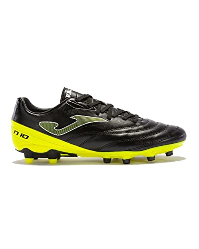 Joma Botas de fútbol, Zapatillas Hombre, Negro Amarillo flúor, 43.5 EU