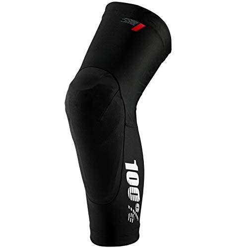 Ride100percent TERATEC Knee Guard Black-SM, Adultos Unisex, Negro, Estandar