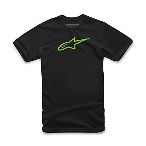 Alpinestars, Ageless Classic tee, Camisa Manga Corta, Verde Negro, L, Hombre