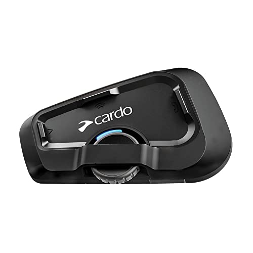 Cardo FREECOM 2X para Motocicleta 2 Vías Bluetooth Sistema De Comunicación Auriculares, Negro, Individual