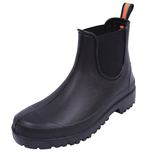 Botas de agua negras para hombres, botas Jodhpur CHUCK LEMIGO 43 EU