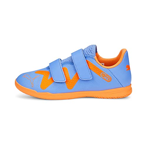 PUMA Future Play It V Jr, Botas de fútbol Unisex niños, Azul, 34 EU