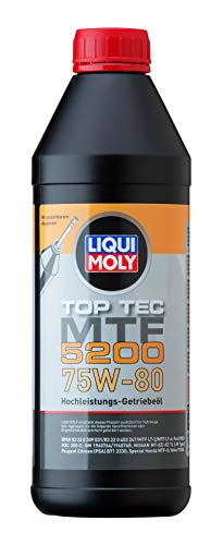 Liqui Moly 20845 - Aceite de Transmisión, Top Tec, MTF, 5200, 75W-80, 1 L