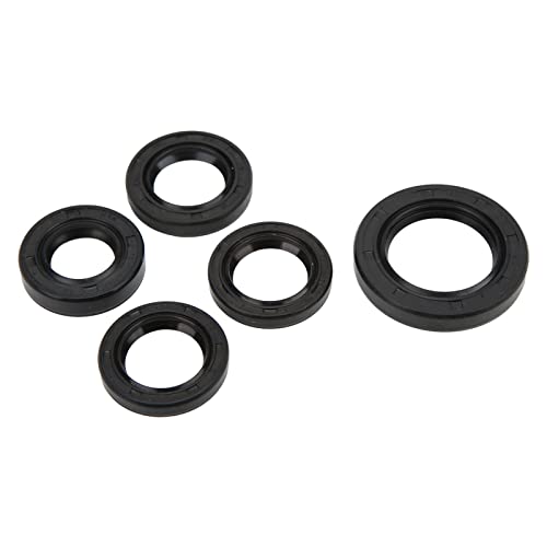 Piezas de Motocicleta, Kit de Sello de Aceite de Motor Resistente Al Aceite Negro para Ciclomotor GY6 49cc 50cc ATV