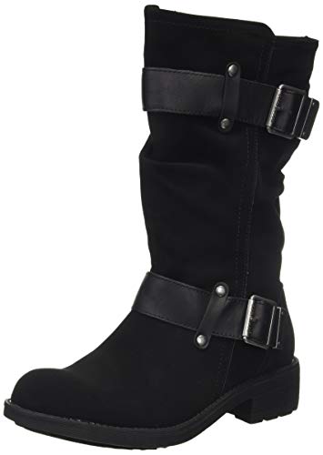 Rocket Dog Trumble, Botas de Motociclista Mujer, Negro Mate, 39 EU