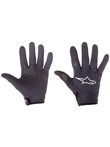 Alpinestars Cascade Gore Windstopper MTB Gloves Guantes, Hombre, Negro Gris Medio, XS