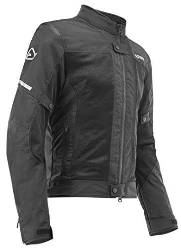 ACERBIS Vented Jacket Chaqueta Ramsey ventilada, Noir, M De Las Mujeres