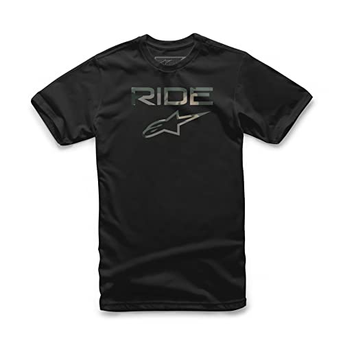 Alpinestars Hombre Ride 2.0 Camo Camiseta Not Applicable, Negro (Black 10), Medium