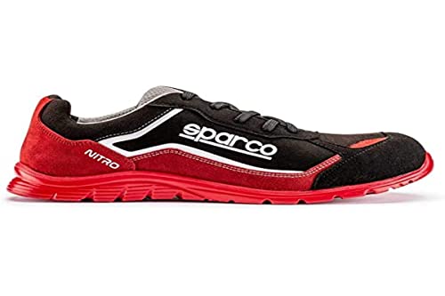 Sparco - Zapatillas Nitro S3 Rojo/Black talla 40 EU (S0752240RSNR)