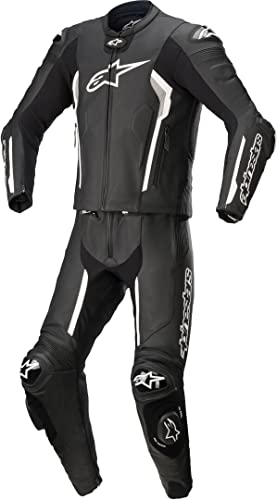 Alpinestars Missile V2 - Conjunto de 2 piezas para moto (negro/blanco, 58)