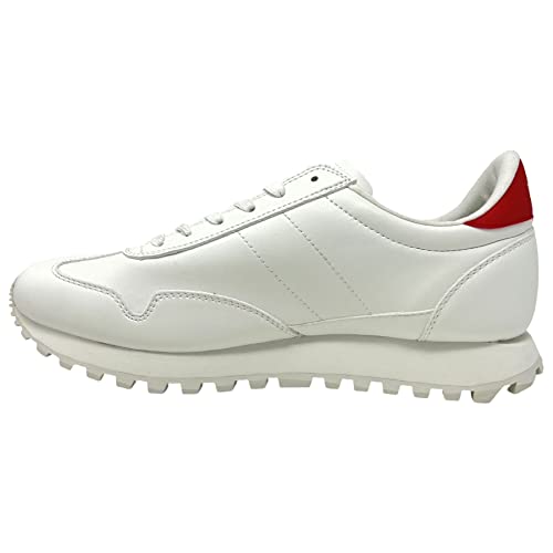 Blauer S3DAWSON02 Sneakers Scarpe uomo Pelle Bianco Bianco/44