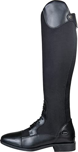 HKM Botas de equitación Sytex cortas, ancho de caña XL, Negro , 37 EU