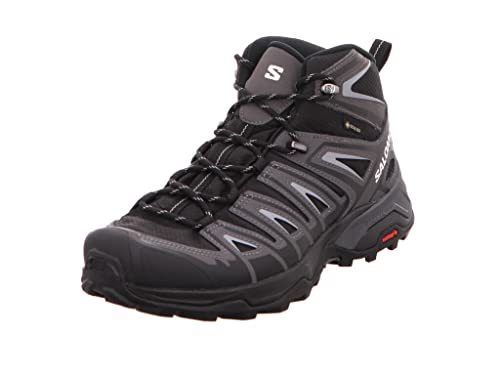 Salomon X Ultra Pioneer Mid Gore-Tex Zapatillas de Senderismo para Hombre, Cualquier clima, Sujeción del pie segura, Estabilidad y amortiguación, Black, 44