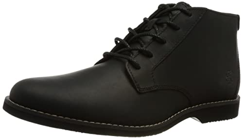 Timberland Hombre Woodhull Chukka Basic Botas de Moda, Black Full Grain, 43 EU