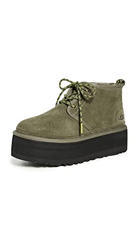 UGG Botas de moda Neumel Heritage Platform para mujer, Burnt Olive, 42 EU