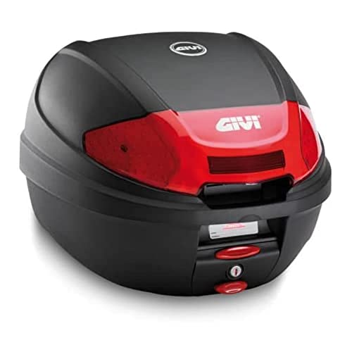 Givi E300N2 Monolock Baúl con Cierre Nuevo con Placa Negro Mate, Carga Máxima 3 Kg