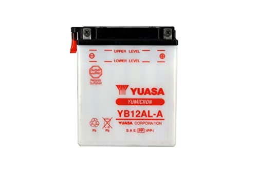 YUASA BATERIA YB12AL-A abierto - sin ácido