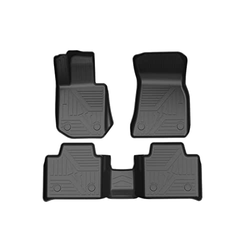 Alfombrillas y moquetas Compatible with BMW G20 Floor Mat TPE Foot Pads Black Full Set Trim Carpet 3 Series Car Accessories Modified Accesorios para Coche