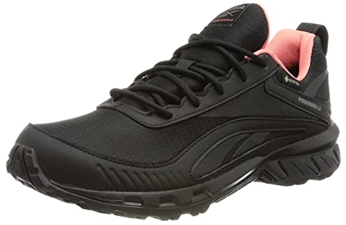 Reebok Ridgerider 6 Gore-Tex, Zapatillas de Deporte Mujer, Core Black/Twisted Coral/Tech Metallic, 38 EU