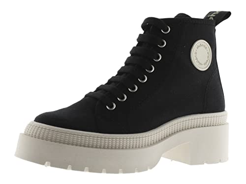 victoria Botas Chukka Botin Cielo Lona & Suela Blanco Roto 1110106-WOMEN para Mujer Negro 38