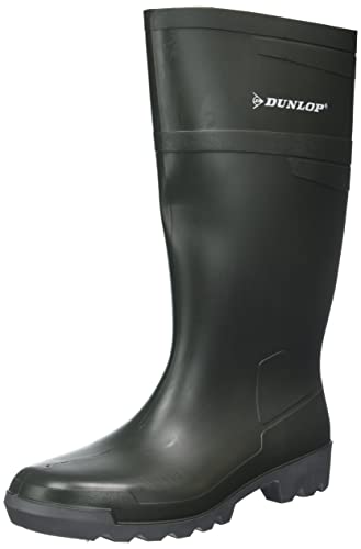 Dunlop W486711 HOBBY KNIE GROEN - Botas de agua unisex sin puntera de acero, color groen, talla 48/49