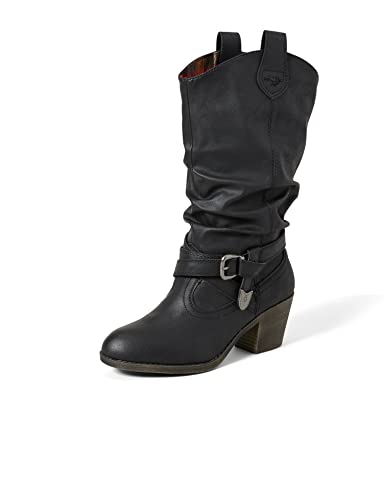 Rocket Dog Sidestep, Botas Tacón Mujer, Black Light Black, 38 EU