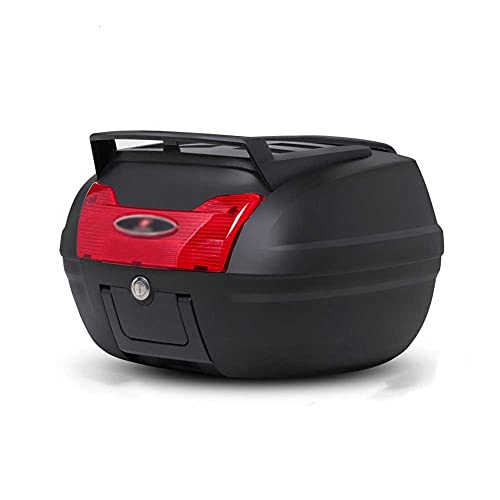 Baul Moto Universal Maleta Moto Bastón Extra Grande De Motocicleta Universal 40L For 2 Paches De Bolsas De Motocicleta De Casco (Color : B)